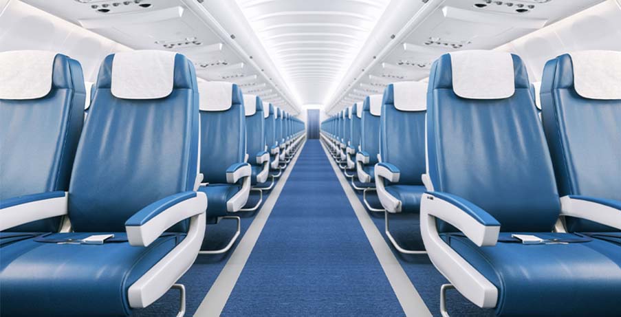 Airplane Cabin Interior